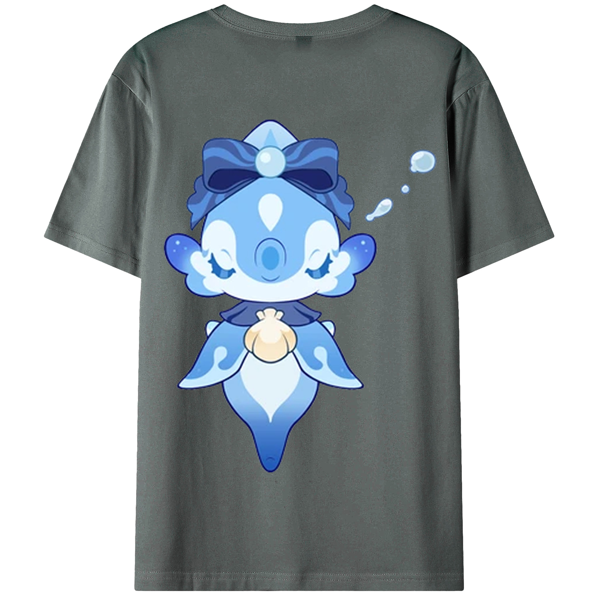 げんし神 フリーナ genshin Furina 綿100％半袖Tシャツ（背面プリント）